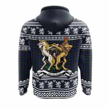 Sempill (Semple) Clan Tartan Crest Christmas Hoodie Coat of Arms Funny Style