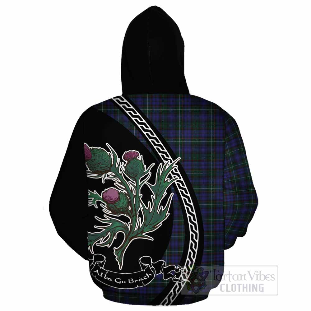 Sempill (Semple) Family Crest Tartan Cotton Hoodie Alba Thistle Inspired - Tartan Vibes Clothing