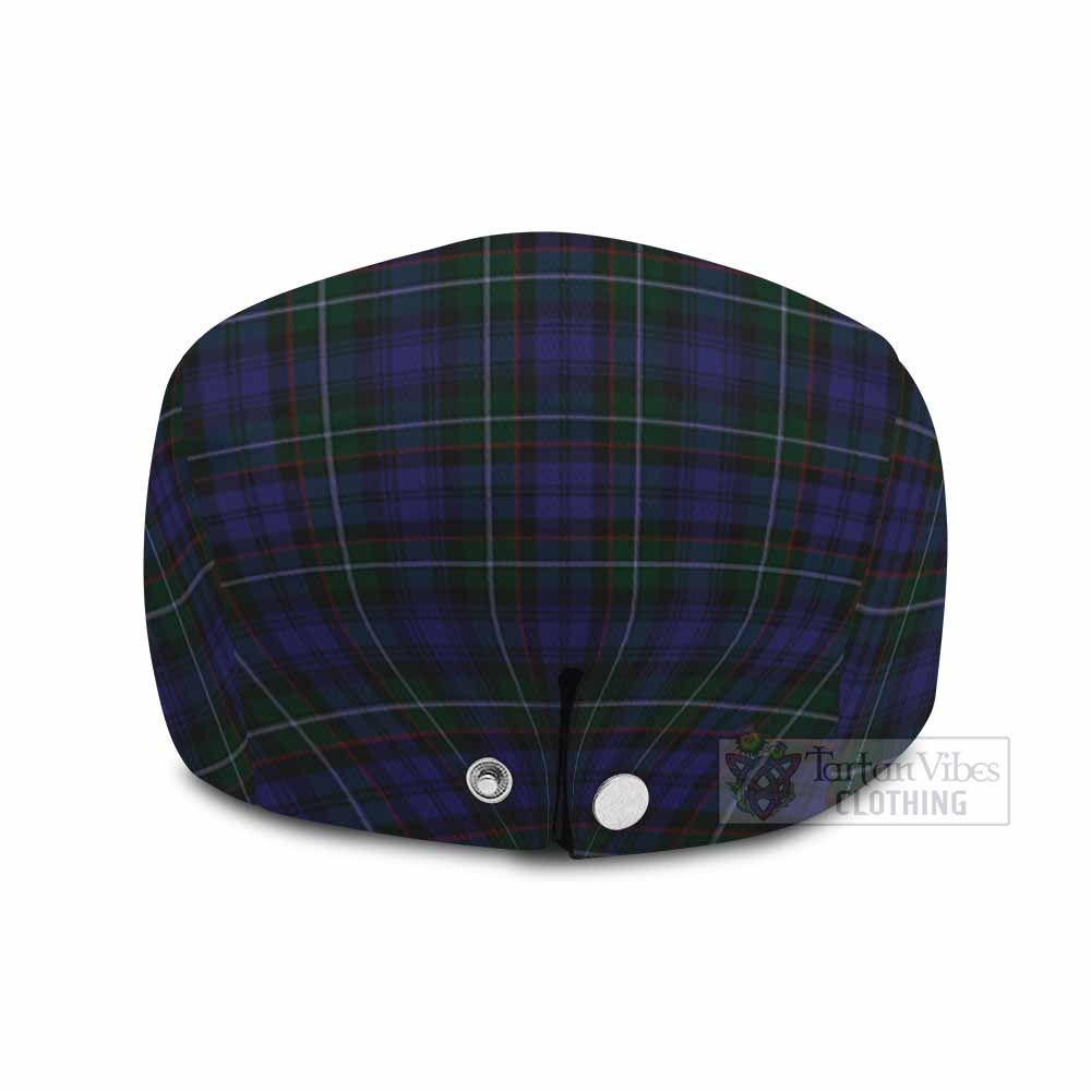 Sempill (Semple) Family Crest Tartan Jeff Cap, Tartan Flat Cap