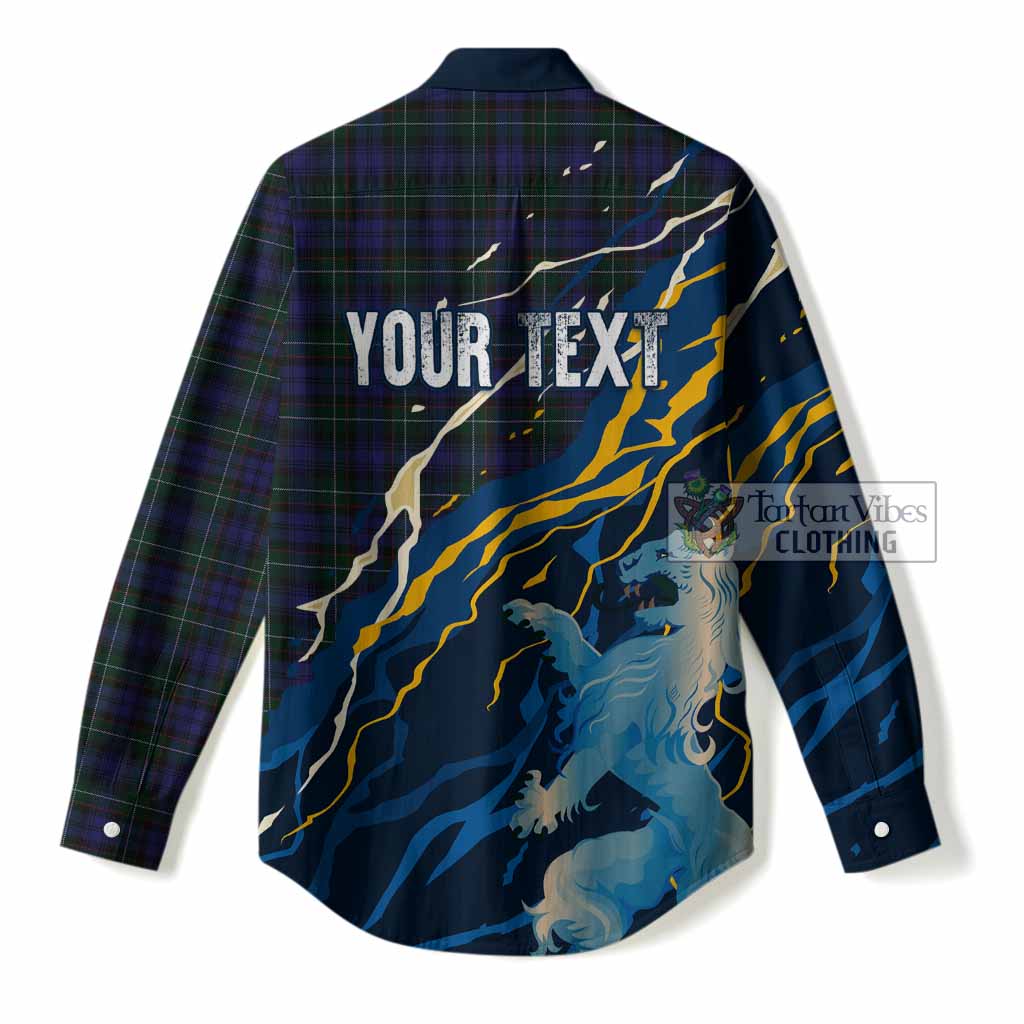 Sempill (Semple) Scotland Tartan Women Casual Shirt WC2026 Football - We'll Be Coming