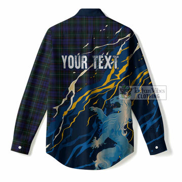 Sempill (Semple) Scotland Tartan Women Casual Shirt WC2026 Football - We'll Be Coming