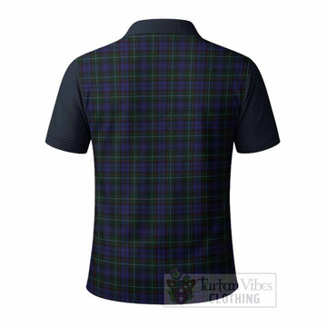 Sempill (Semple) Tartan Accent Polo Shirt with Family Crest