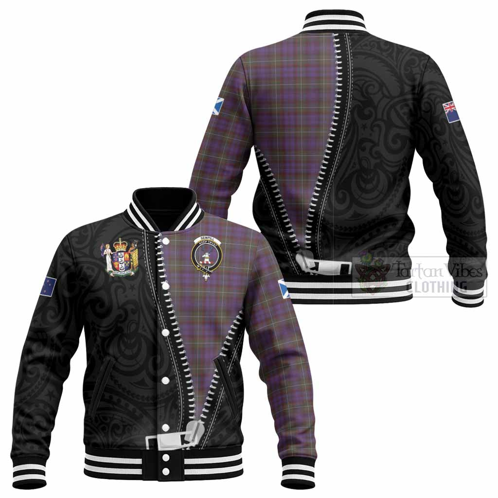 Sempill (Semple) Tartan Baseball Jacket New Zealand Pattern Unique Zipper Stylized