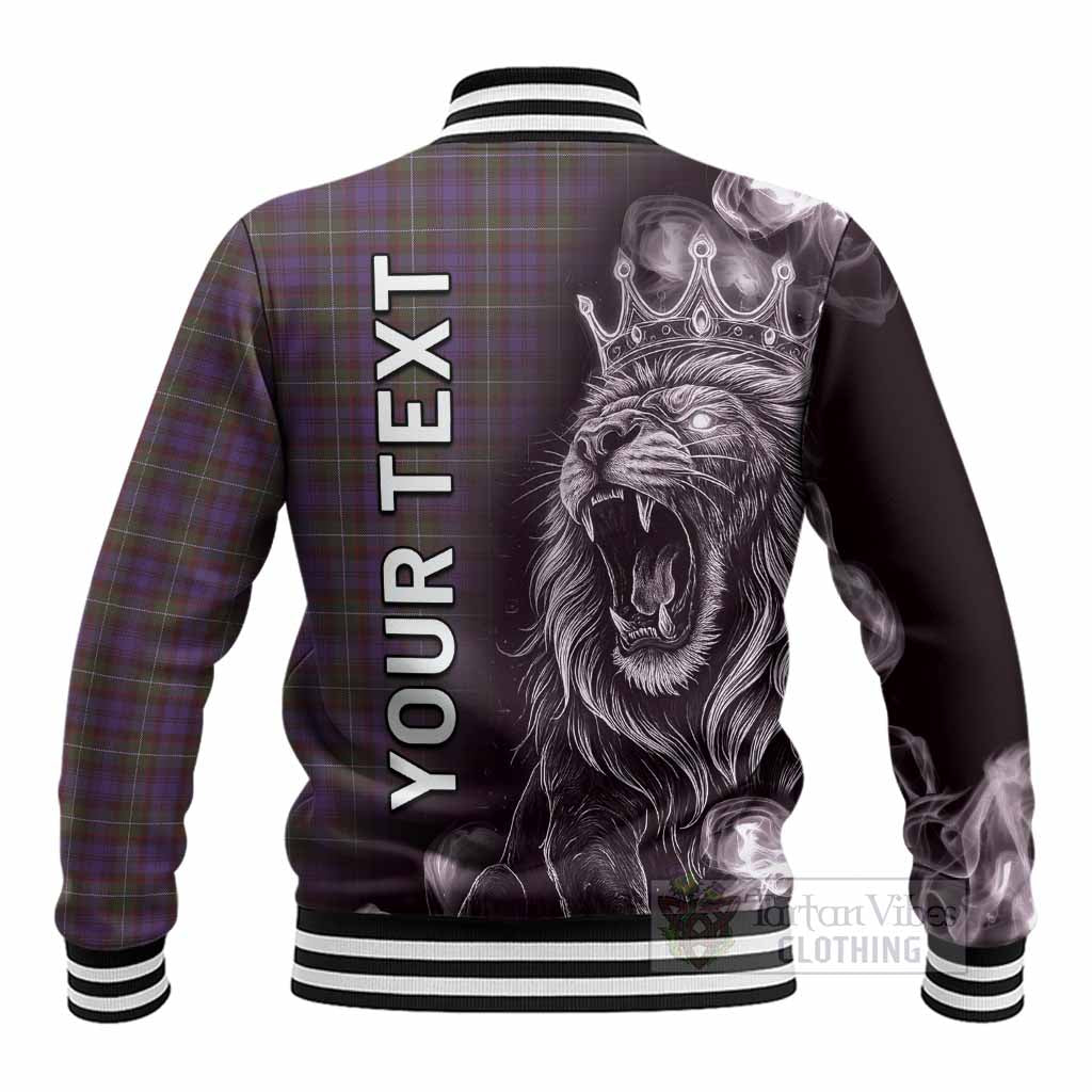 Sempill (Semple) Tartan Baseball Jacket Roaring Lion Heritage