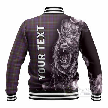 Sempill (Semple) Tartan Baseball Jacket Roaring Lion Heritage