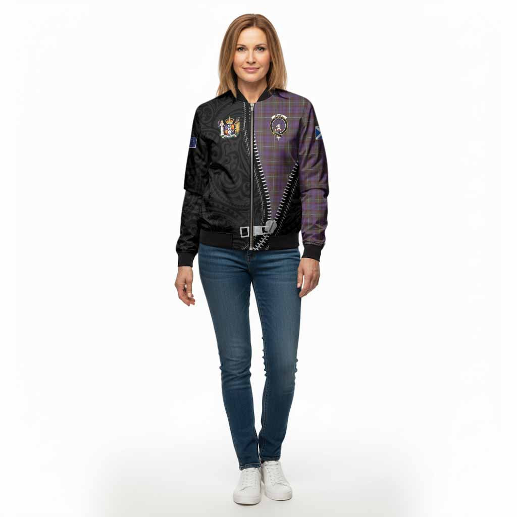 Sempill (Semple) Tartan Bomber Jacket New Zealand Pattern Unique Zipper Stylized