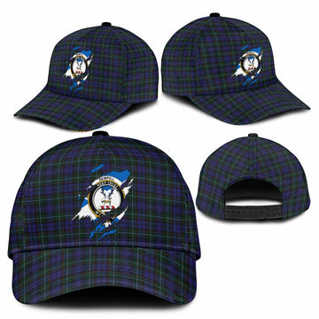 Sempill (Semple) Tartan Classic Cap with Family Crest In Me Style