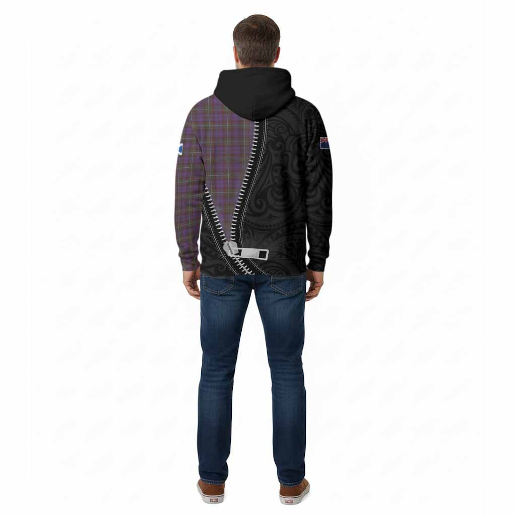 Sempill (Semple) Tartan Cotton Hoodie New Zealand Pattern Unique Zipper Stylized