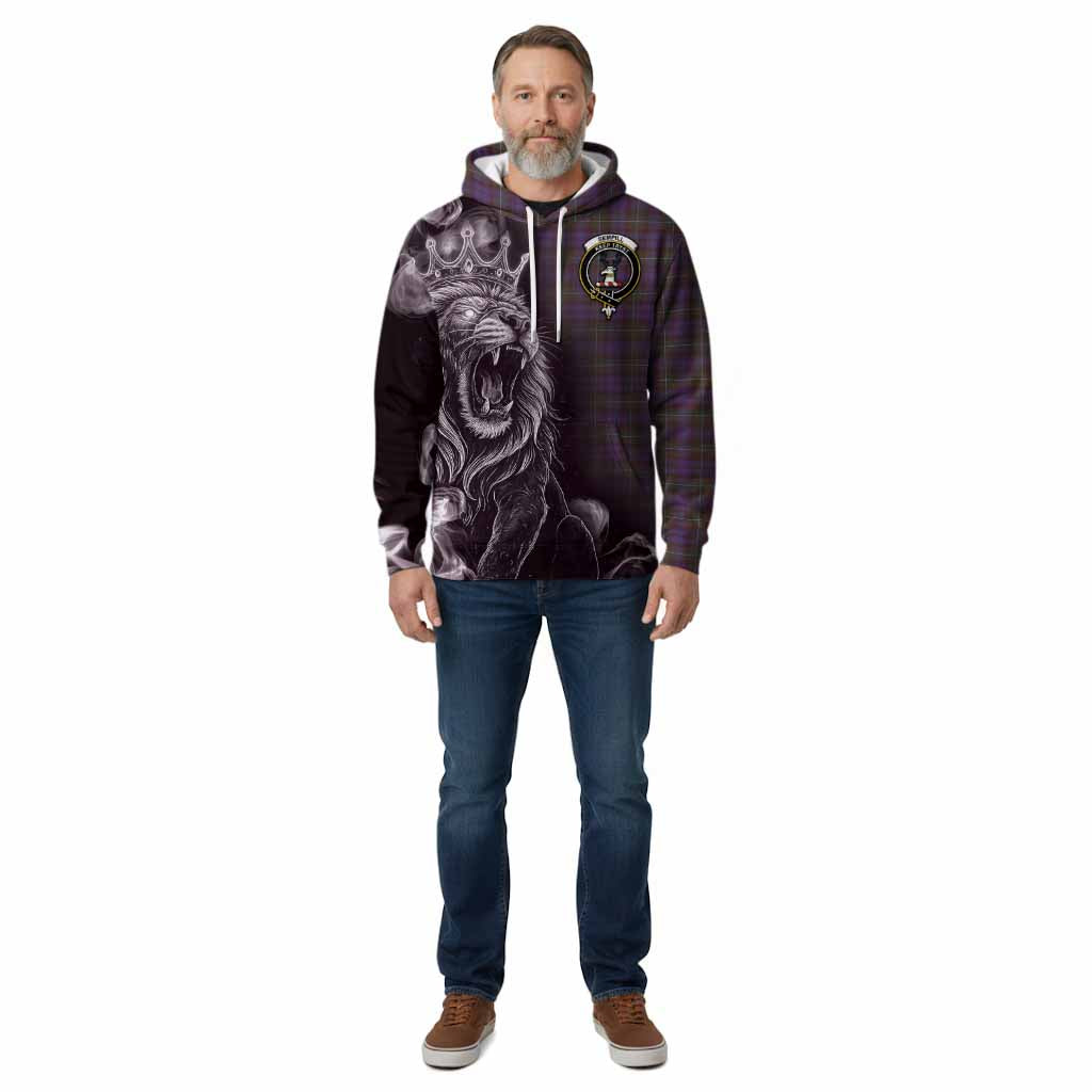 Sempill (Semple) Tartan Cotton Hoodie Roaring Lion Heritage