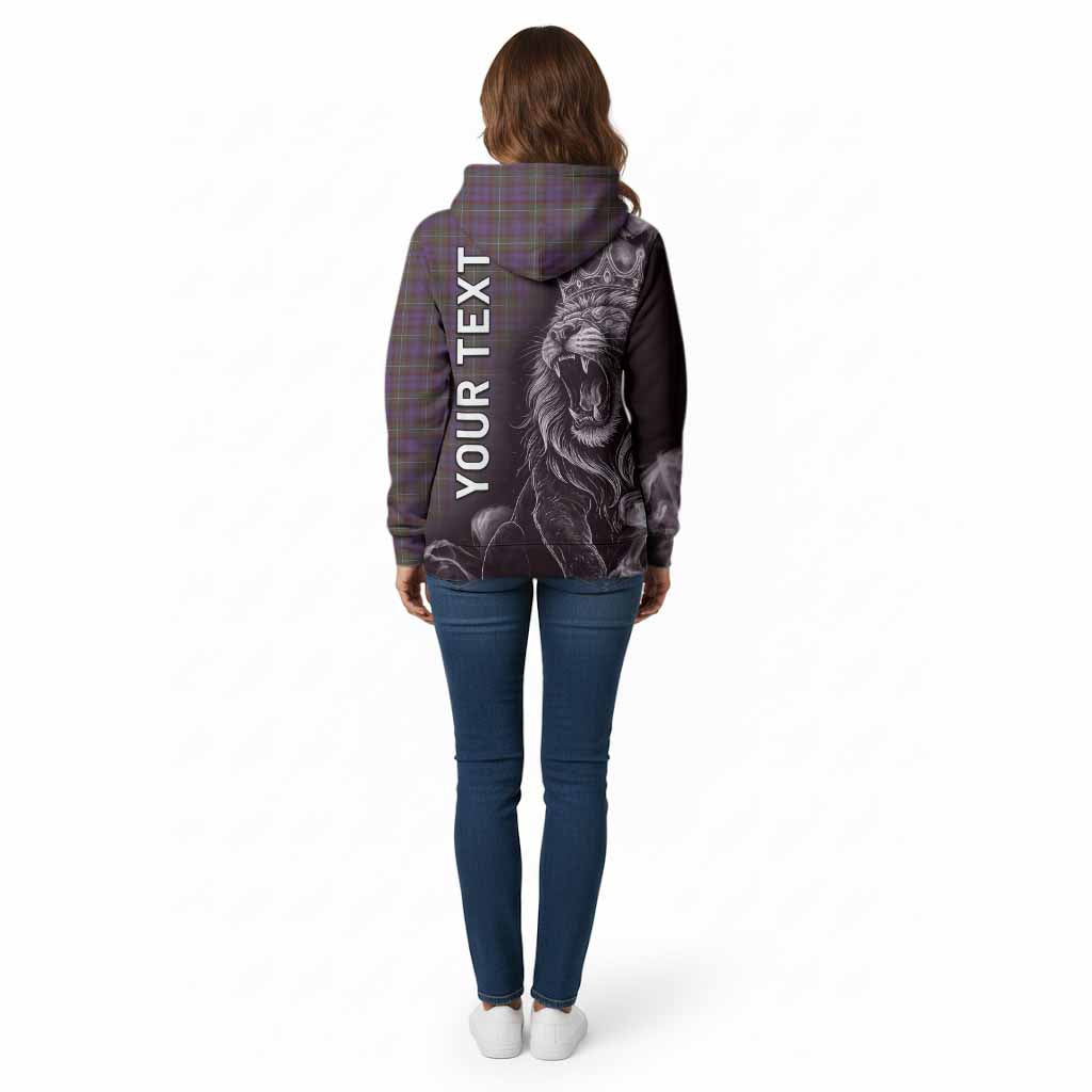 Sempill (Semple) Tartan Cotton Hoodie Roaring Lion Heritage