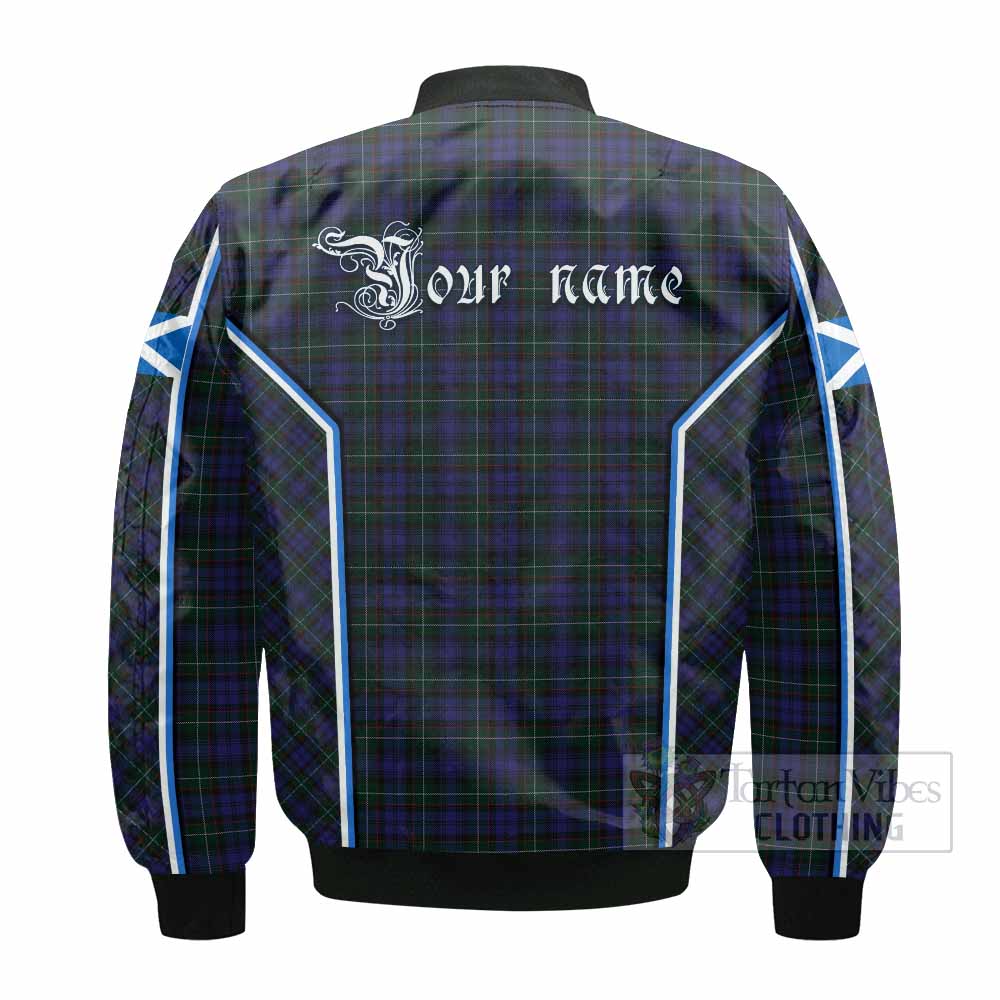 Sempill (Semple) Tartan Crest Bomber Jacket Scotland Coat of Arm Flag Style - Tartan Vibes Clothing