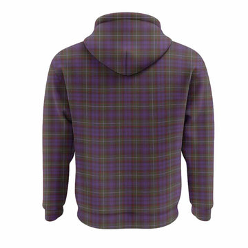 Sempill (Semple) Tartan Crest Hoodie Ferocious Lion Style