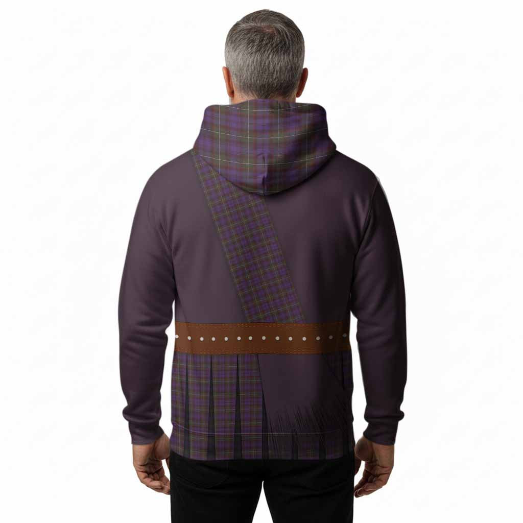 Sempill (Semple) Tartan Crest Hoodie Kilt Costume Style
