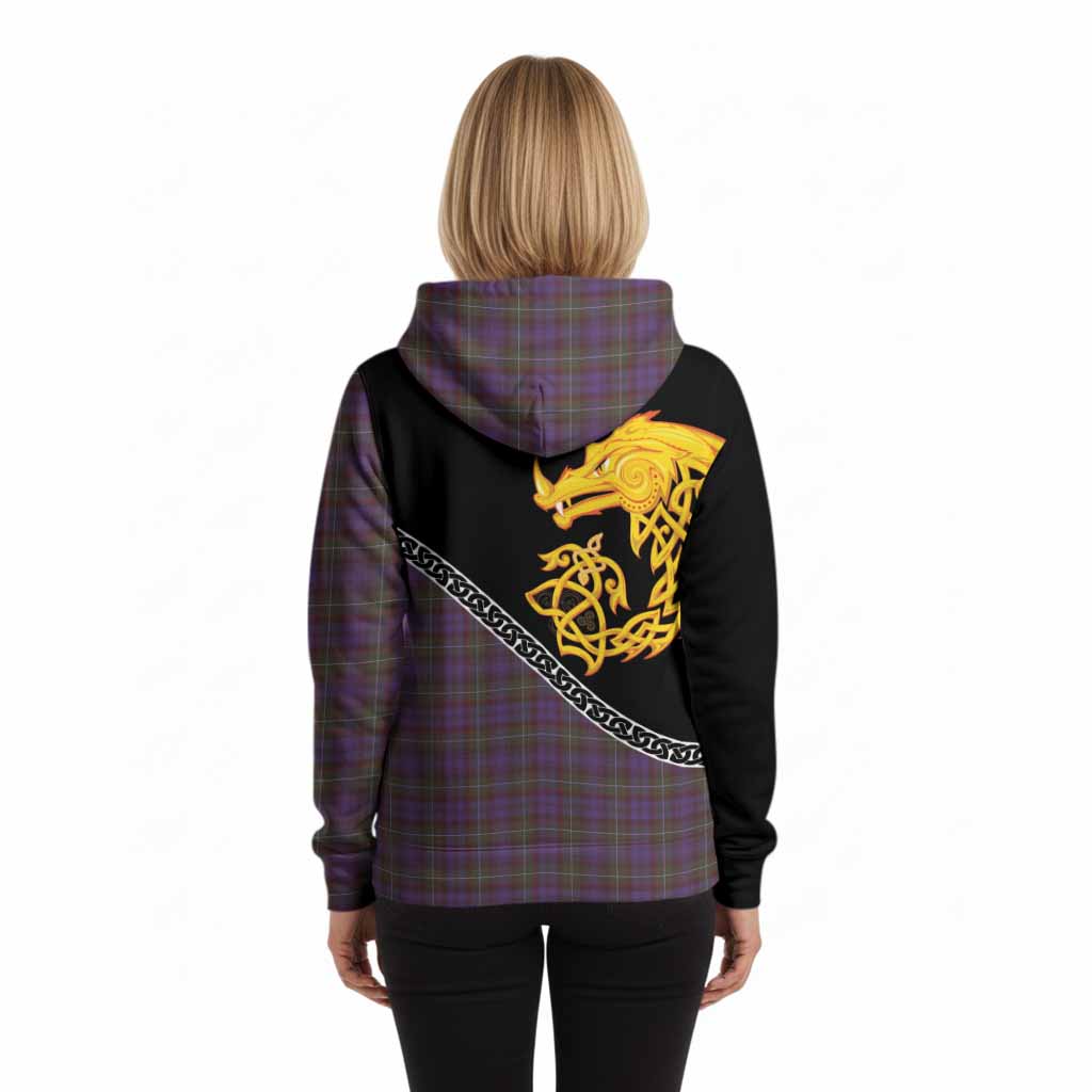 Sempill (Semple) Tartan Crest Hoodie Legendary Dragon Knot Half Style