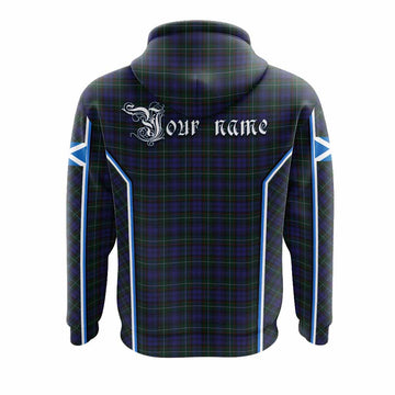 Sempill (Semple) Tartan Crest Hoodie Scotland Coat of Arm Flag Style