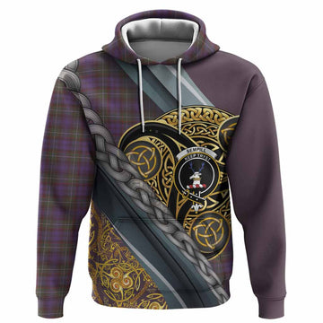 Sempill (Semple) Tartan Crest Hoodie Scottish Triskele Celtic
