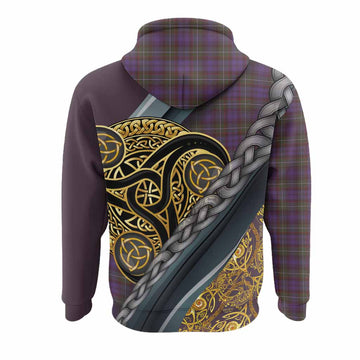Sempill (Semple) Tartan Crest Hoodie Scottish Triskele Celtic