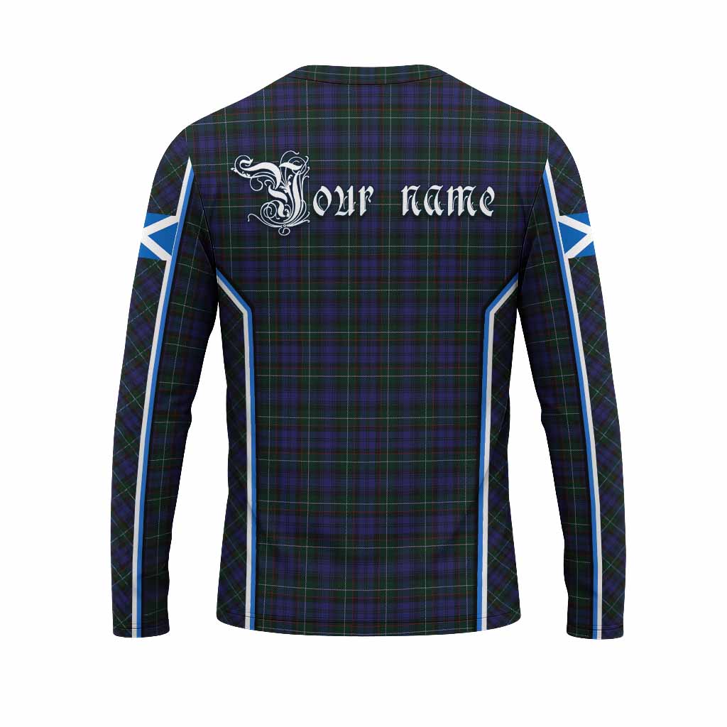 Sempill (Semple) Tartan Crest Long Sleeve T-Shirt Scotland Coat of Arm Flag Style - Tartan Vibes Clothing