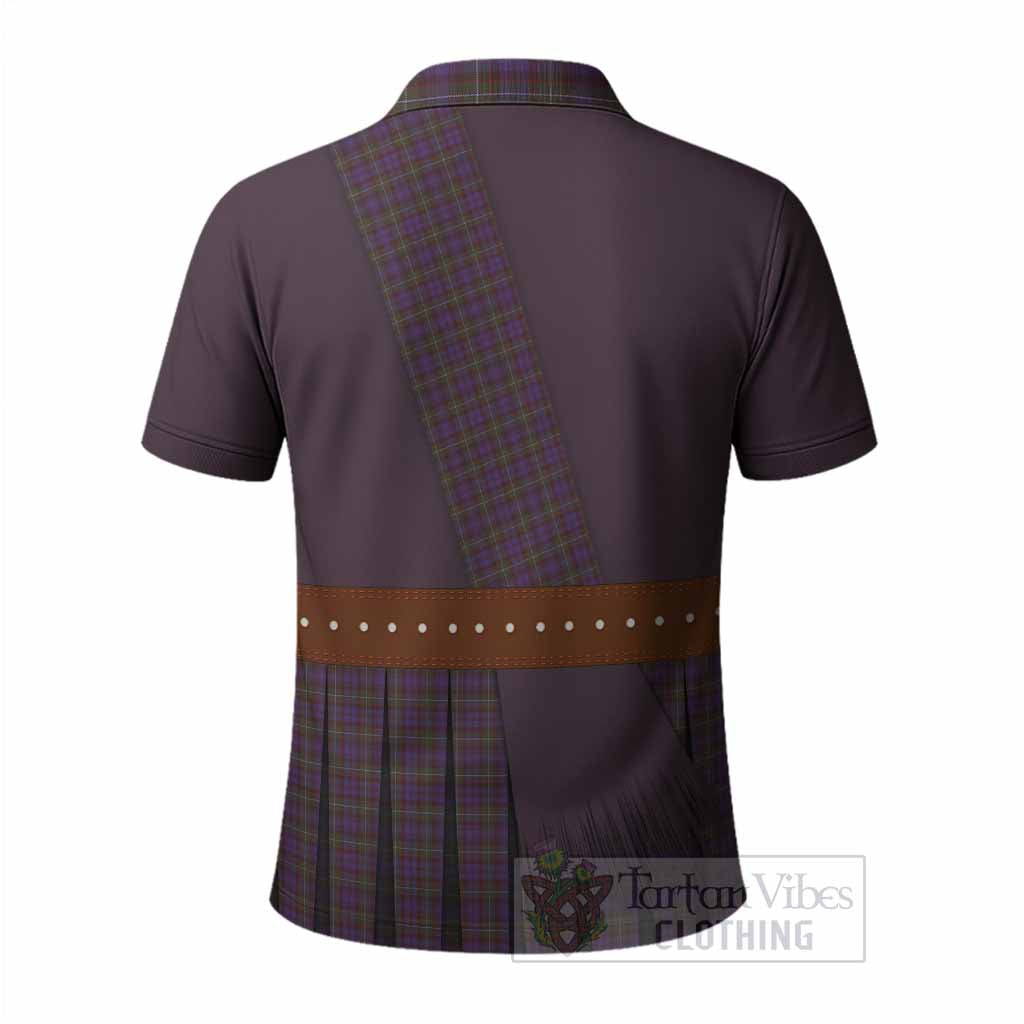 Sempill (Semple) Tartan Crest Polo Shirt Kilt Costume Style
