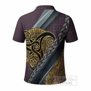 Sempill (Semple) Tartan Crest Polo Shirt Scottish Triskele Celtic