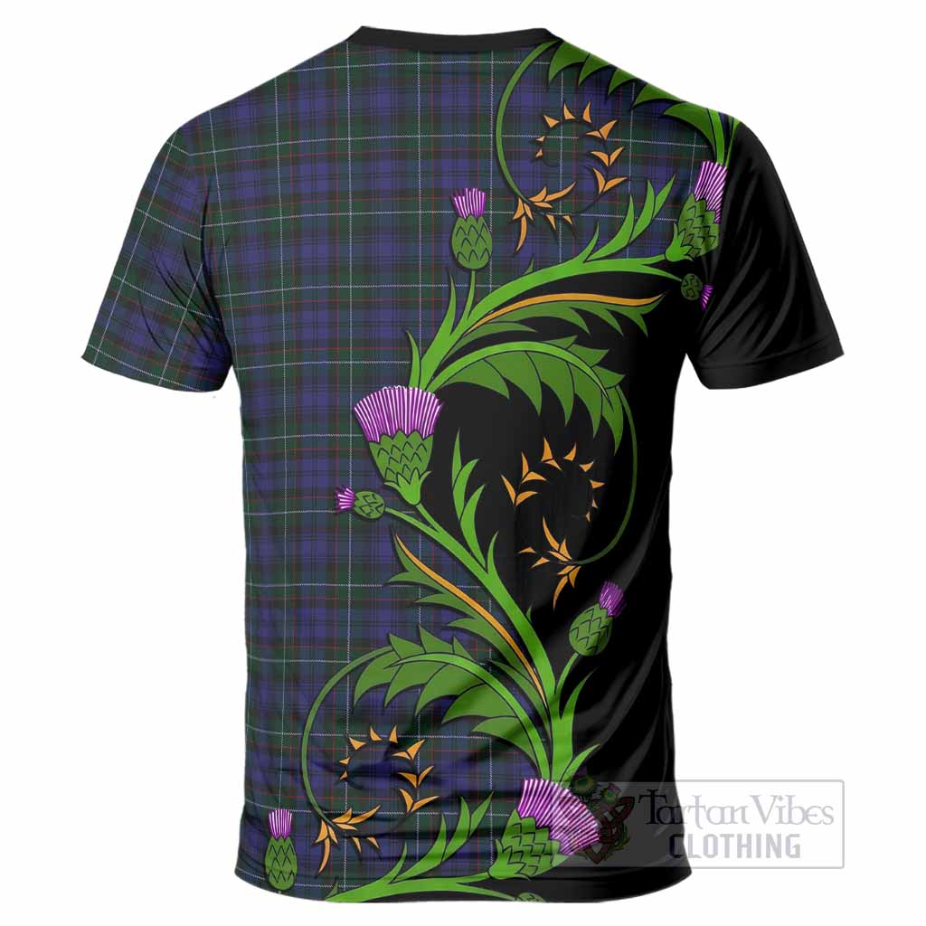 Sempill (Semple) Tartan Crest T-Shirt Scottish Thistle Pride Heritage Art