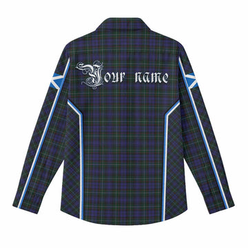 Sempill (Semple) Tartan Crest Women Casual Shirt Scotland Coat of Arm Flag Style - Tartan Vibes Clothing