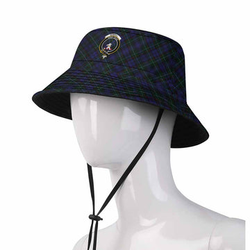 Sempill (Semple) Tartan Fishing Hat with Family Crest