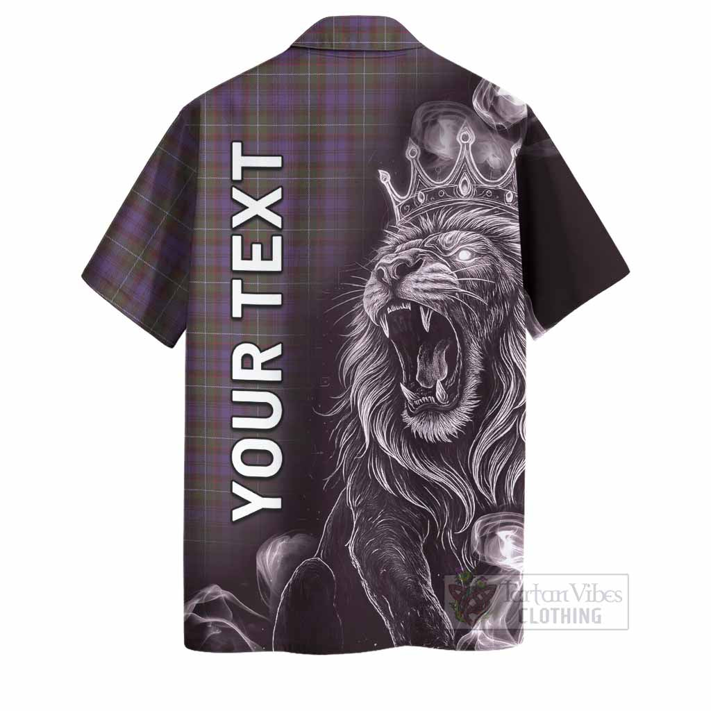 Sempill (Semple) Tartan Hawaiian Shirt Roaring Lion Heritage