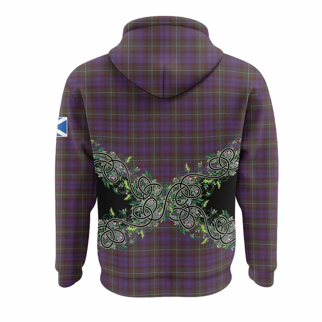 Sempill (Semple) Tartan Hoodie Thistle Scottish Spirit
