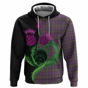 Sempill (Semple) Tartan Hoodie Traditional Scottish Thistle