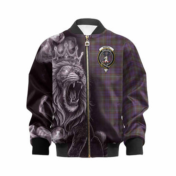Sempill (Semple) Tartan Kid Bomber Jacket Roaring Lion Heritage