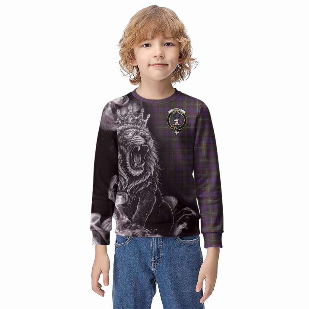 Sempill (Semple) Tartan Kid Knitted Sweatshirt Roaring Lion Heritage