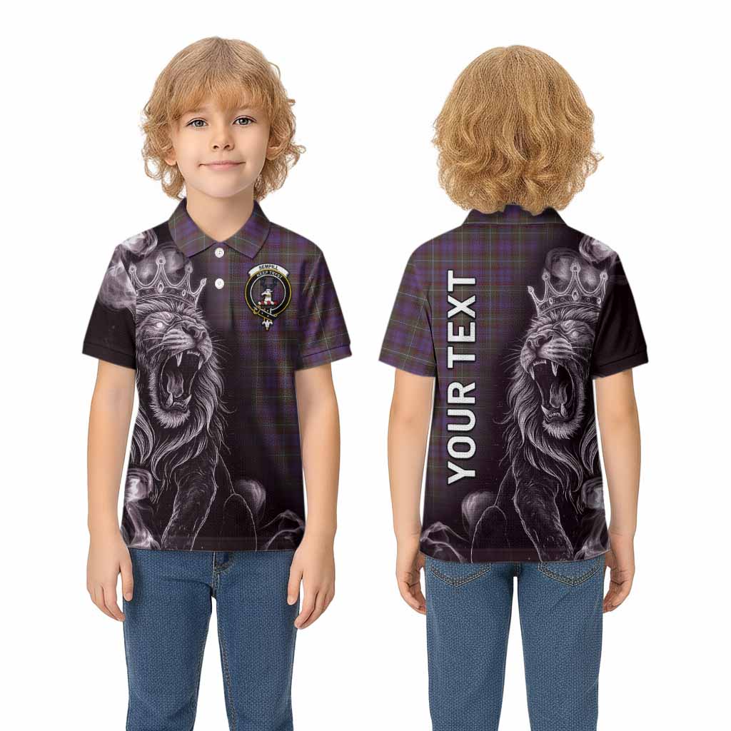Sempill (Semple) Tartan Kid Polo Shirt Roaring Lion Heritage