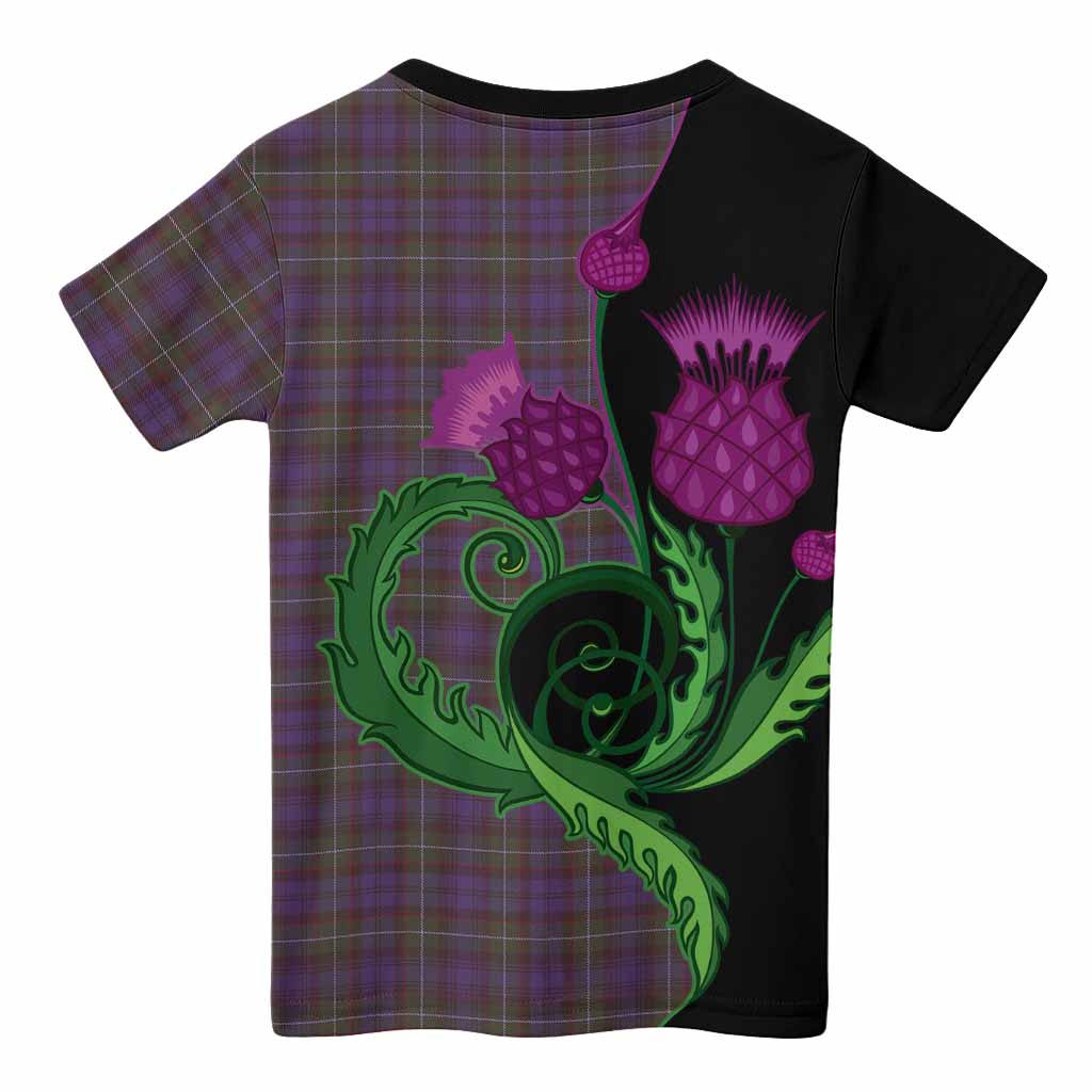 Sempill (Semple) Tartan Kid T-shirt Traditional Scottish Thistle
