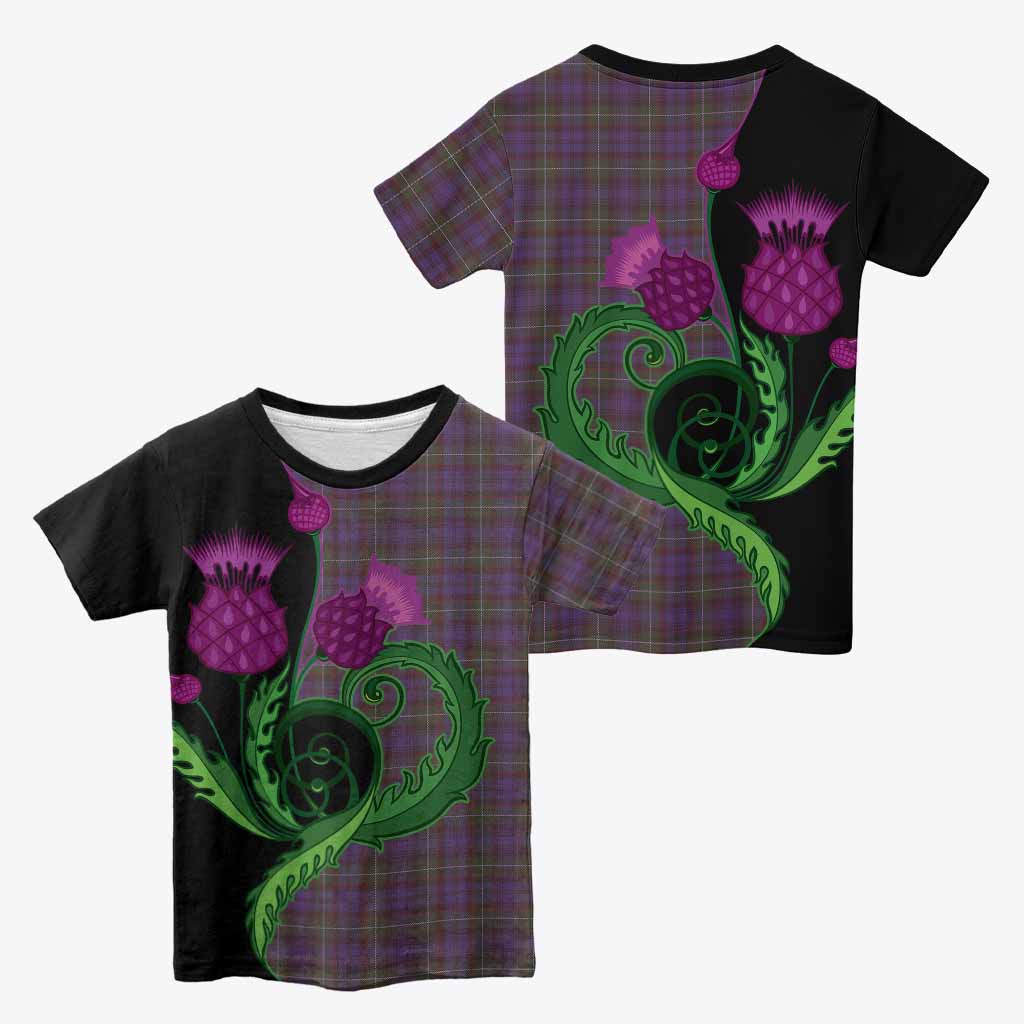Sempill (Semple) Tartan Kid T-shirt Traditional Scottish Thistle