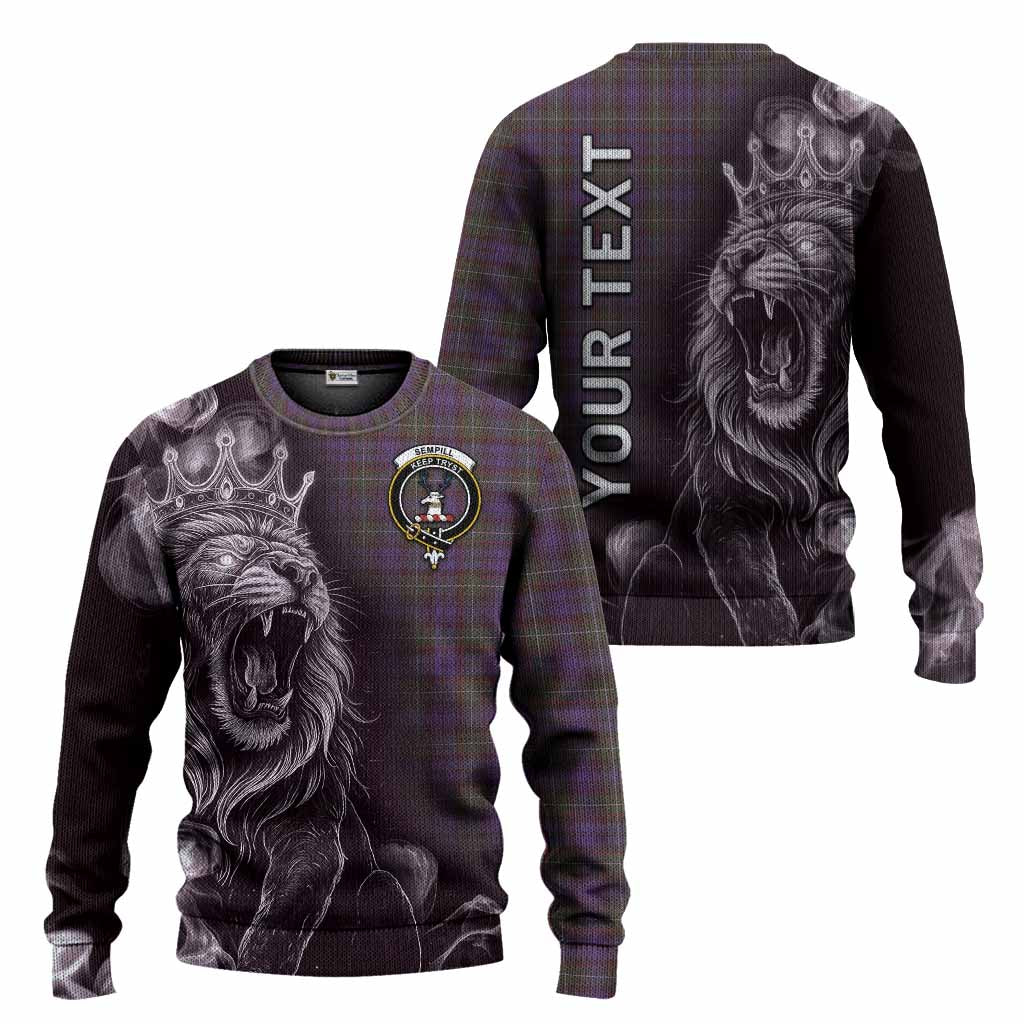 Sempill (Semple) Tartan Knitted Sweater Roaring Lion Heritage