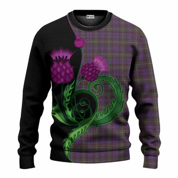 Sempill (Semple) Tartan Knitted Sweater Traditional Scottish Thistle