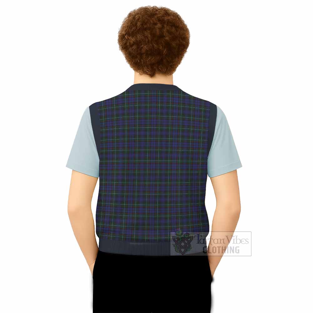 Sempill (Semple) Tartan Knitted V-Neck Vest - Tartan Vibes Clothing