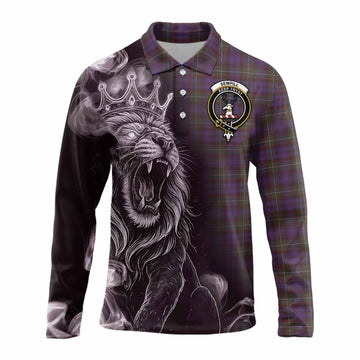 Sempill (Semple) Tartan Long Sleeve Polo Shirt Roaring Lion Heritage