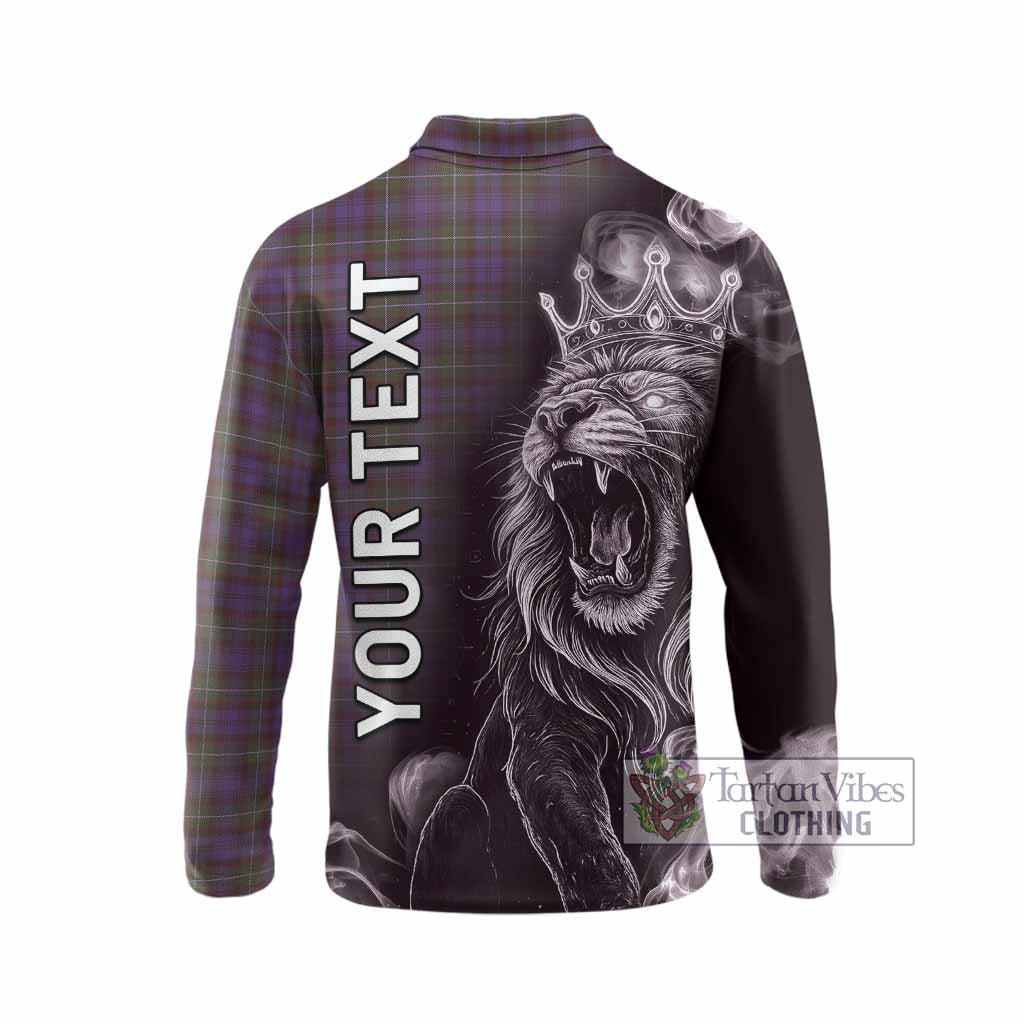 Sempill (Semple) Tartan Long Sleeve Polo Shirt Roaring Lion Heritage