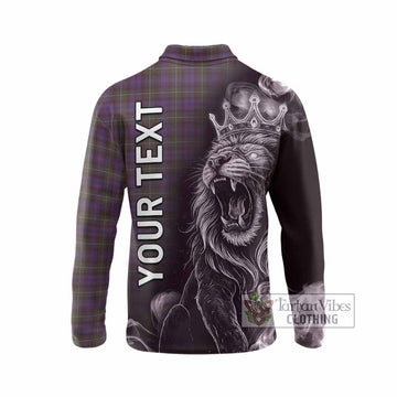 Sempill (Semple) Tartan Long Sleeve Polo Shirt Roaring Lion Heritage