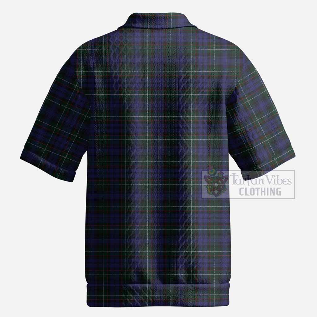 Sempill (Semple) Tartan Men’s Polo Sweater Top with Family Crest