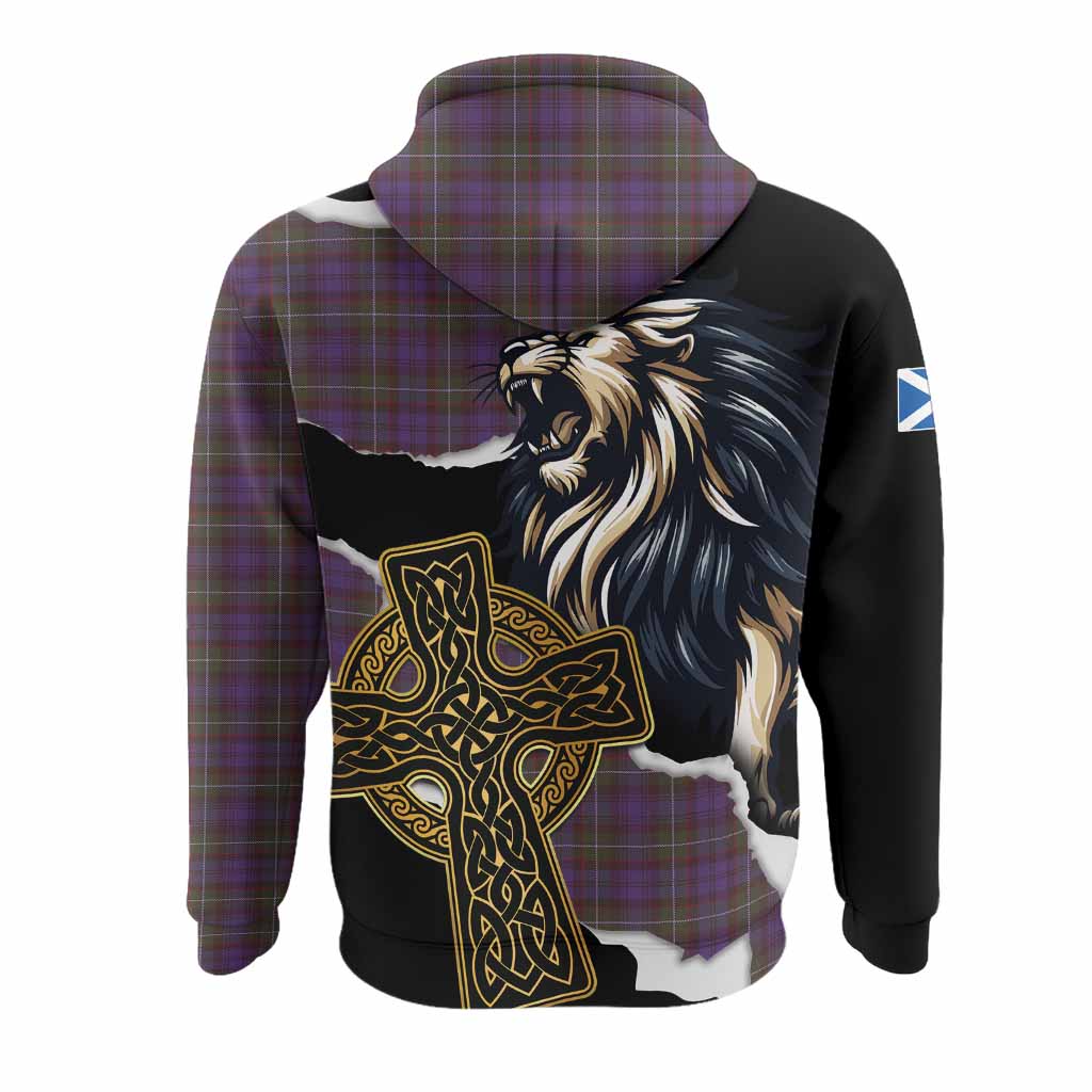 Sempill (Semple) Tartan Scottish Hoodie Lion Celtic Heritage