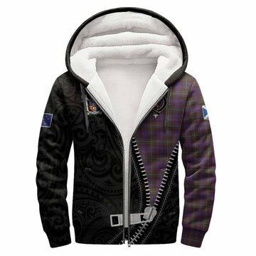 Sempill (Semple) Tartan Sherpa Hoodie New Zealand Pattern Unique Zipper Stylized