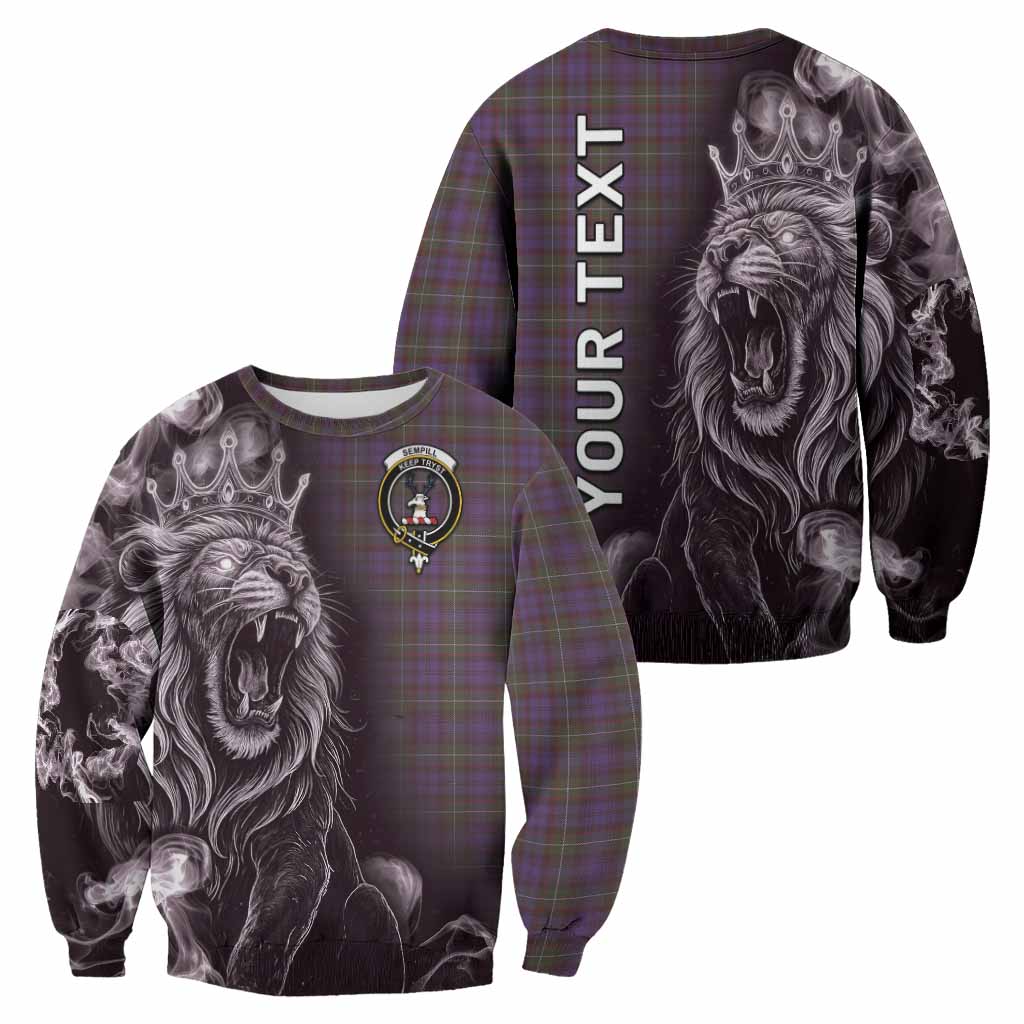 Sempill (Semple) Tartan Sweatshirt Roaring Lion Heritage