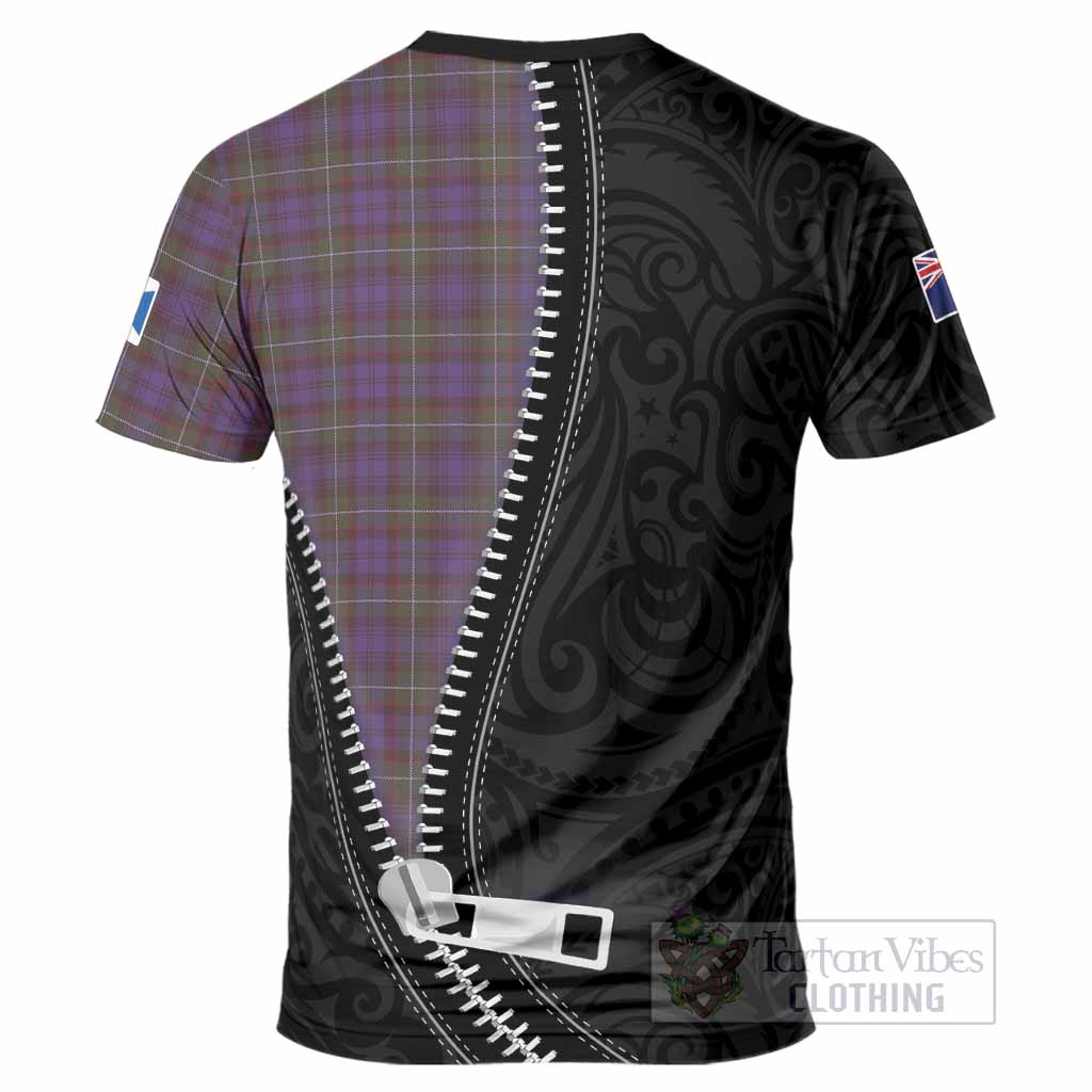 Sempill (Semple) Tartan T-Shirt New Zealand Pattern Unique Zipper Stylized