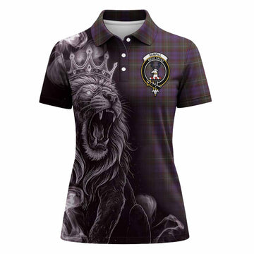Sempill (Semple) Tartan Women Polo Shirt Roaring Lion Heritage