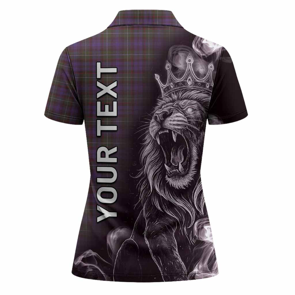 Sempill (Semple) Tartan Women Polo Shirt Roaring Lion Heritage