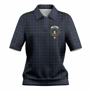 Sempill (Semple) Tartan Women’s Polo Sweater Top with Family Crest