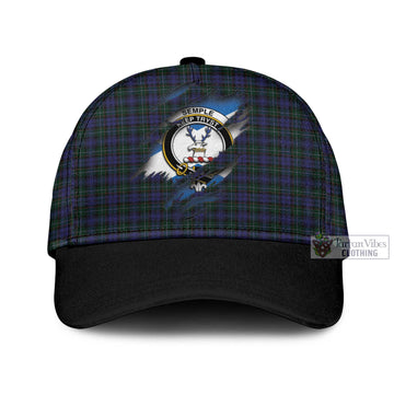 Tartan Vibes Clothing Semple Tartan Classic Cap with Family Crest In Me Style